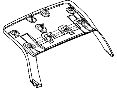 Mopar 5175100AA RETAINER-Trim Panel