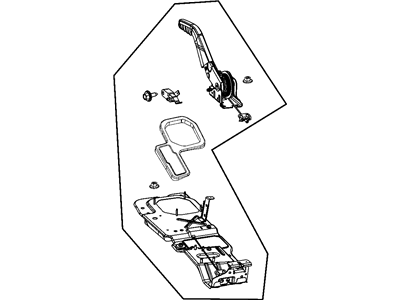 Mopar 1HX62DX9AB SLED Assembly-Parking Brake