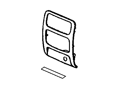 Mopar 5KD13DX9AB Bezel-Instrument Panel