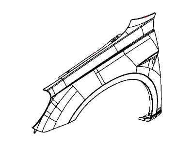 Mopar 5074402AD Fender-Front