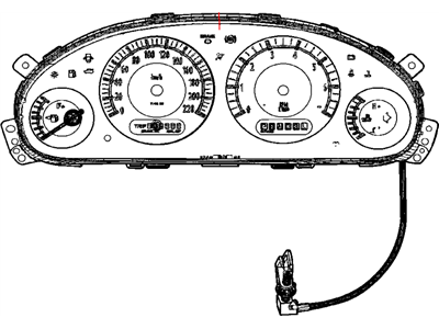 2002 Chrysler Voyager Speedometer - 4685749AI