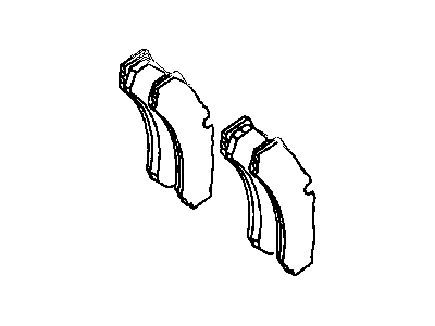 Dodge Sprinter 2500 Brake Pad - 68006732AC