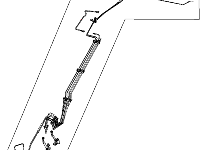 Mopar 68057674AC Line-Fuel And Brake Tube