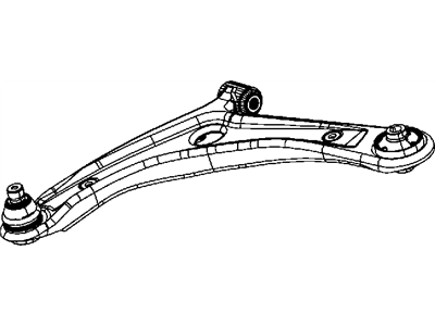 Mopar 5105041AG Front Left Lower Control Arm