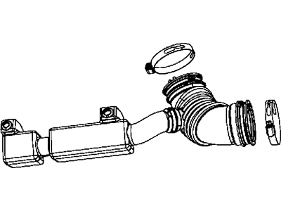 Dodge Journey Air Intake Coupling - 4891911AB