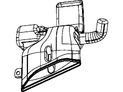 Mopar 4891896AB Fuel Fresh Air Duct