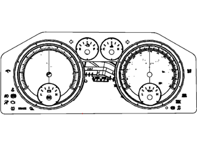 2013 Ram 1500 Instrument Cluster - 56046545AD