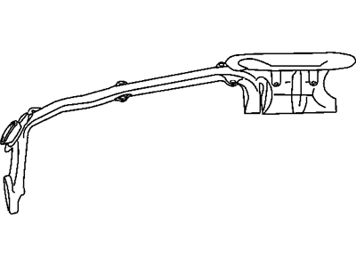 Mopar 5066130AA Duct-Instrument Panel Door Extension