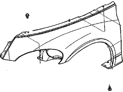 Mopar 5015484AF Fender-Front