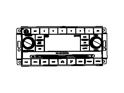 Mopar 5091117AC Radio-AM/FM/CD/SDARS