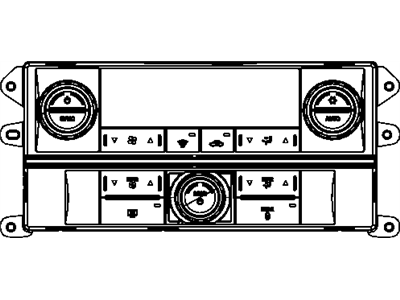 Mopar 55111894AC Air Conditioner And Heater Control