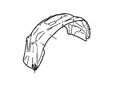 Mopar 55256848AD Shield-Front Fender