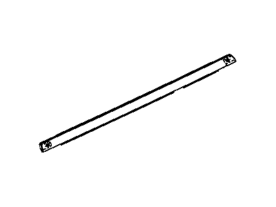 Mopar 5074653AD WEATHERSTRIP-Rear Door Belt Outer