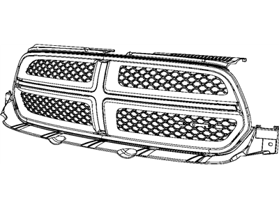 Mopar 57010709AC Grille-Radiator