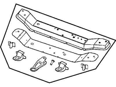 Mopar 4814975AG CROSSMEMBER-Radiator