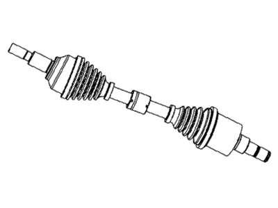 2012 Dodge Journey Axle Shaft - 68079566AA