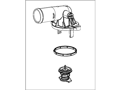 Mopar 5184651AF Housing-THERMOSTAT