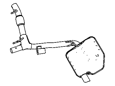 Mopar 4578982AB Resonator-Exhaust