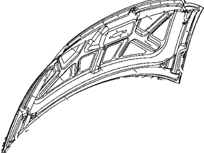 Mopar 4860455AC Hood Panel