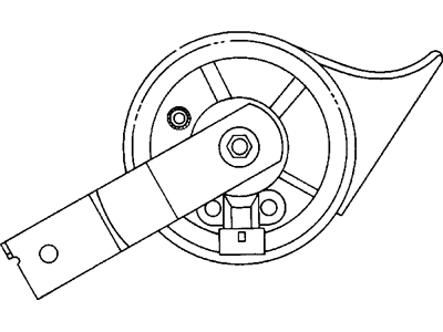 Mopar 4643867AB Horn