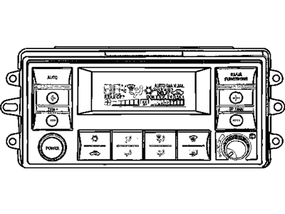 Mopar 55056675AB Air Conditioner And Heater Control