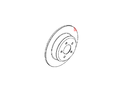 Mopar 4779208AF Rear Brake Rotor