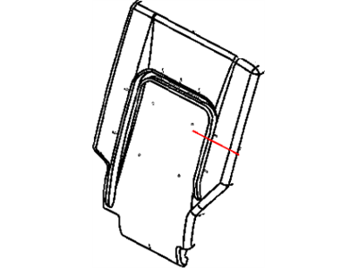 Mopar XG601DVAA Seat Back-Rear