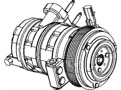 2010 Dodge Nitro A/C Compressor - 55111412AF