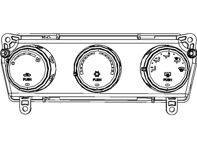 Mopar 55111943AC Air Conditioner And Heater Control