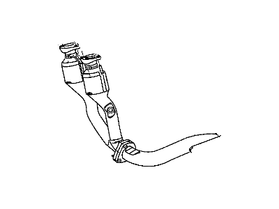 Mopar 52101193AF Exhaust Pipe