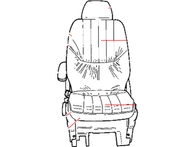 2007 Chrysler Town & Country Seat Cushion - 1AN461D5AB