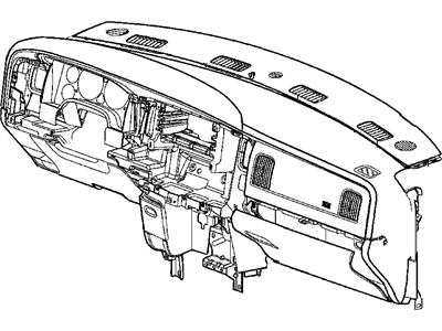 Mopar 5GT31XDVAA Cover-Instrument Panel