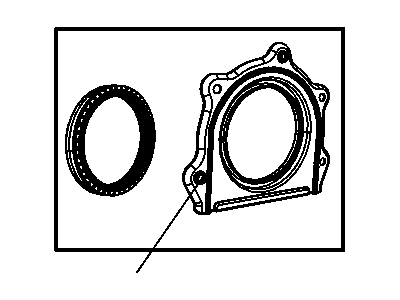 Mopar 68031388AA RETAINER-CRANKSHAFT Rear Oil