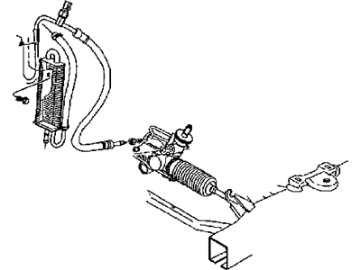 2002 Dodge Dakota Power Steering Hose - 52106944AC