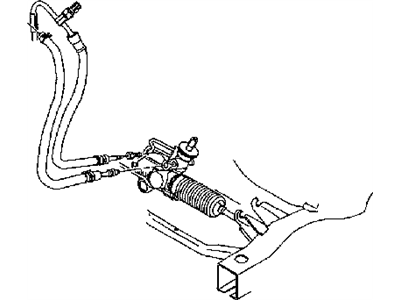 2001 Dodge Dakota Power Steering Hose - 52106419AE