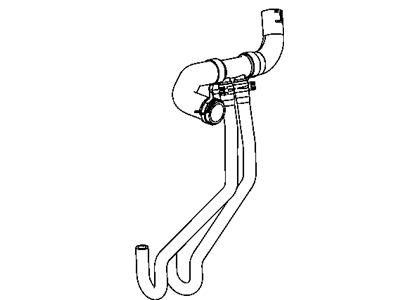 Mopar 4596763AD Hose-Radiator Inlet