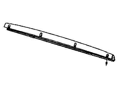 Mopar 55112047AC Spoiler-TAILGATE