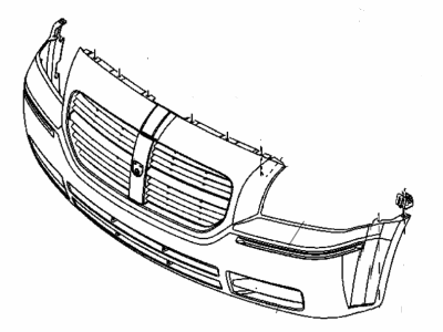 Mopar 4806465AA Bracket-FASCIA Support