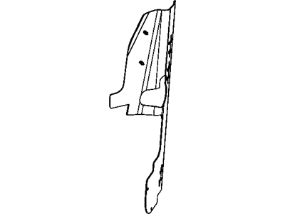 Mopar 55116953AA Seal-Radiator Side Air