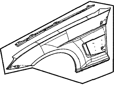 Chrysler Crossfire Fender - 5099707AA