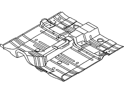 2006 Dodge Stratus Floor Pan - 4814982AB