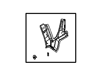 Mopar 5160145AD REINFMNT-Quarter Panel Belt Bar