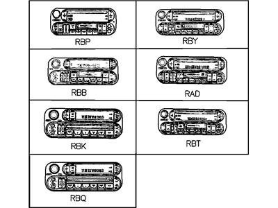 Mopar 56038622AD Radio-AM/FM With Cd And EQUALIZER