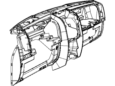 Mopar 1JS13DKAAA Panel-Instrument Panel