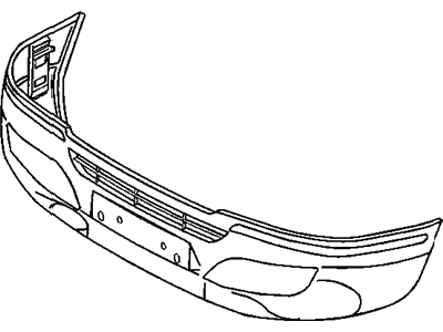 Mopar 5132494AA Front Bumper Cover