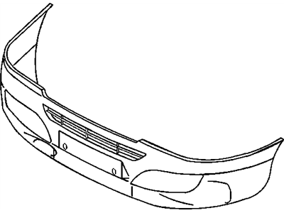 Mopar 5104513AA Premium Front Bumper Cover