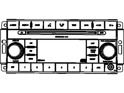 Mopar 5064410AD Radio-AM/FM With Cd