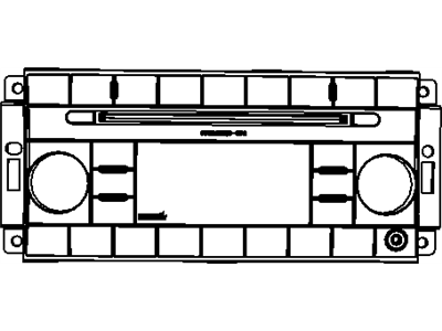 Mopar 5064420AD Radio-AM/FM/CD/SDARS