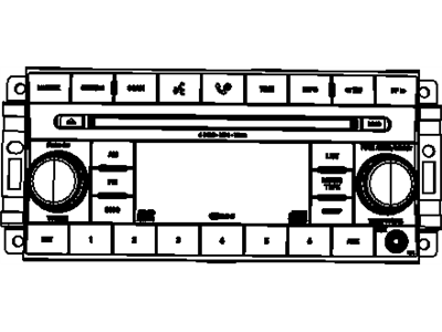 Mopar 5064923AF Radio-AM/FM/6 Dvd