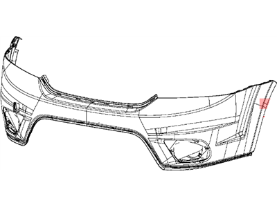 Dodge Journey Bumper - 1TX73TZZAC